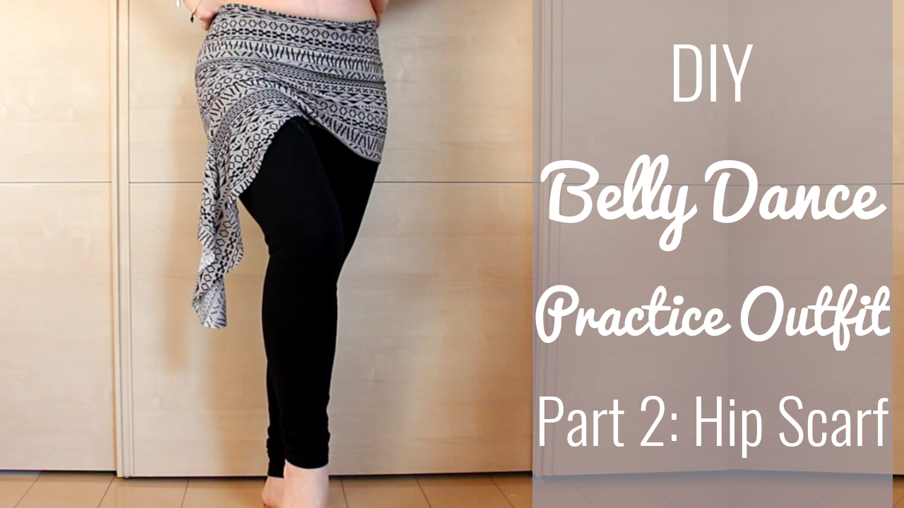 DIY-Belly-Dance-Hip-Scarf-Practice-Outfit - SPARKLY BELLY