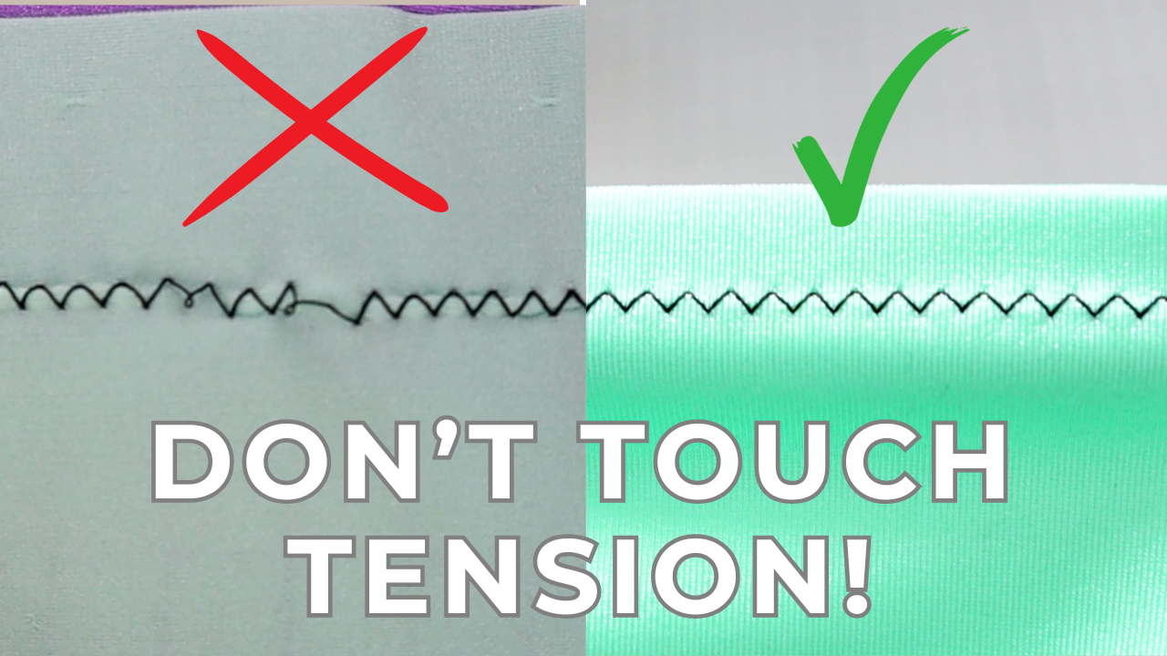 How to Sew Stretch Fabric Easily Without Serger - SPARKLY BELLY